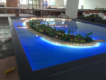 Miniaturlandhaus 3D modellieren weiter entwickelte handgemachte Technik mit Beleuchtungssystem