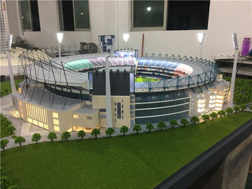 Ho Skala Maquette-Stadion mit Licht, Miniaturfußball-Stadions-Modell