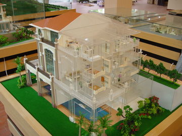 1/30 Skala-Architektur-Haus-Modell/Innen-3d modelliert mit Möbel-Zahlen