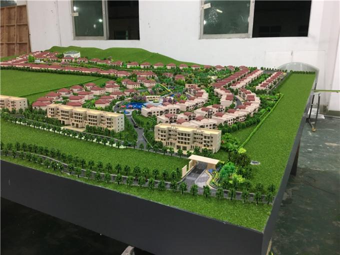 Geführt, modellierende Architekturversorgungen, Immobilienskalamodell beleuchtend