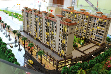 Hoher Aufstiegs-Miniaturarchitekturmodelle, fantastisches maximales Modellieren des Gebäude-3D