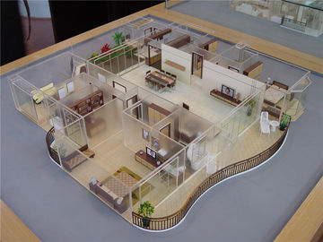Innenmodell des haus-Plan-3D, Handelsarchitekturhauptentwurf 3d modelliert